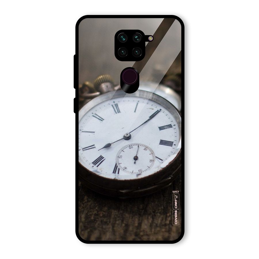 Vintage Clock Glass Back Case for Redmi Note 9