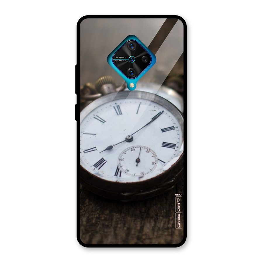 Vintage Clock Glass Back Case for Vivo S1 Pro