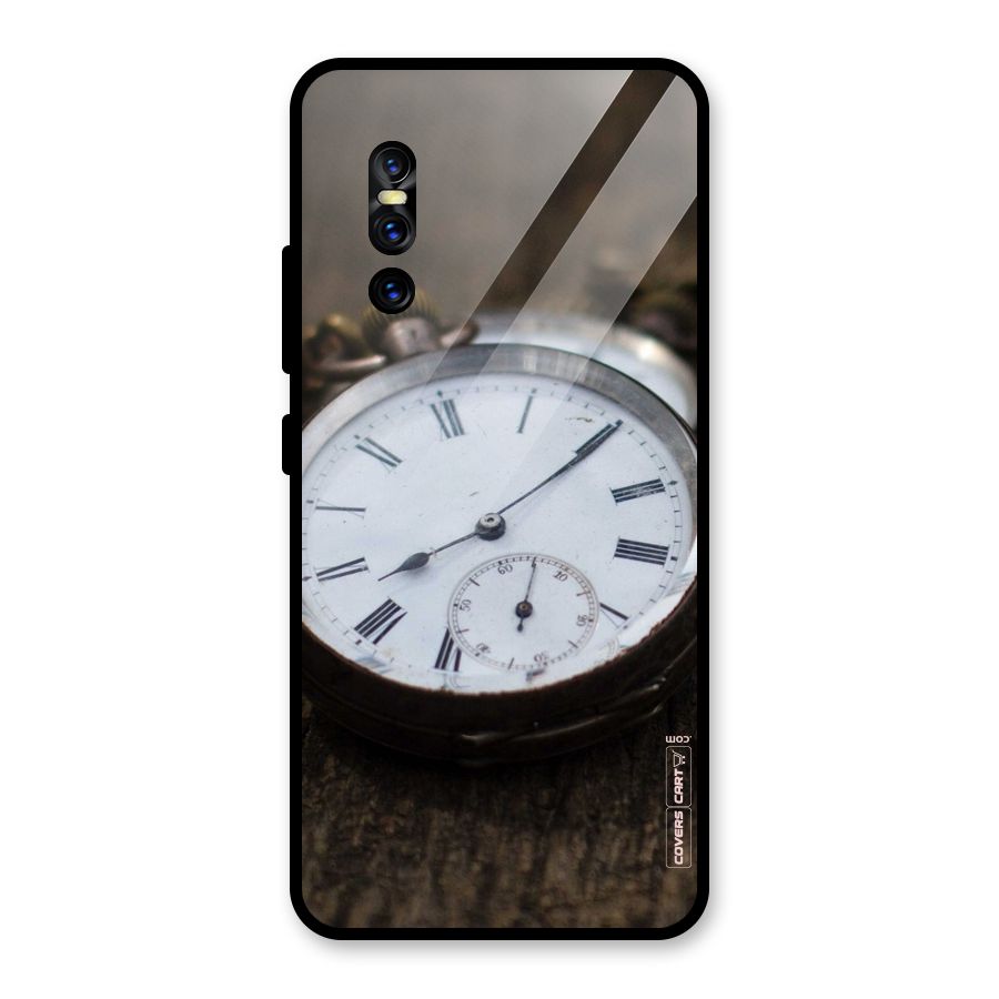 Vintage Clock Glass Back Case for Vivo V15 Pro