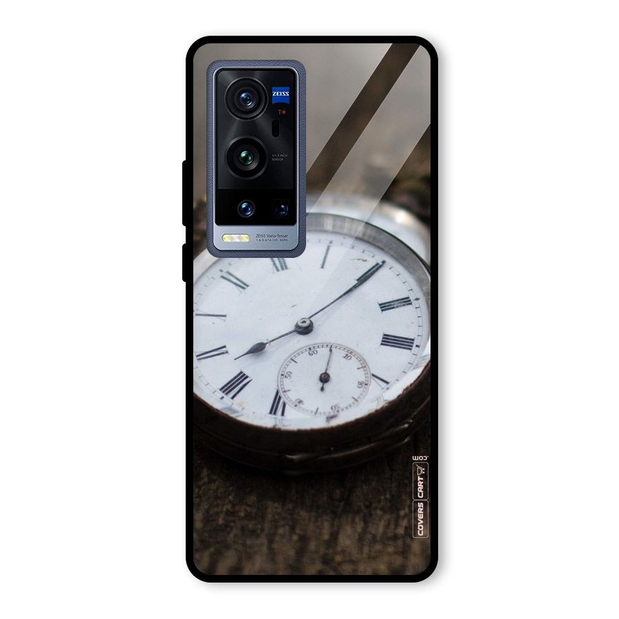 Vintage Clock Glass Back Case for Vivo X60 Pro Plus