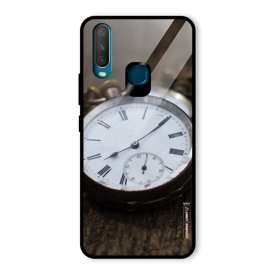 Vintage Clock Glass Back Case for Vivo Y15