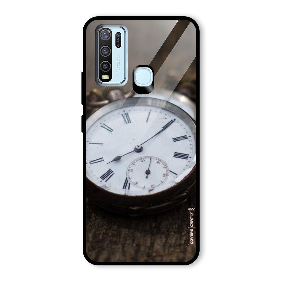 Vintage Clock Glass Back Case for Vivo Y50