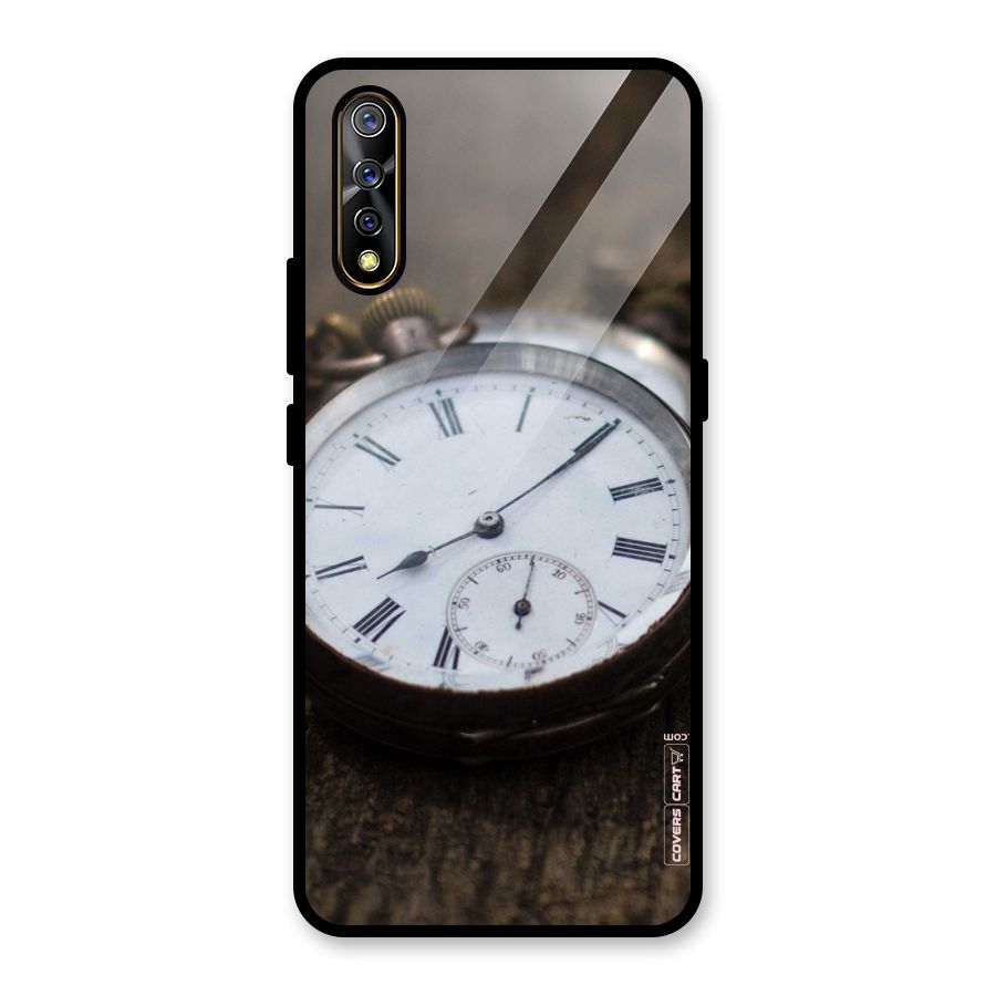 Vintage Clock Glass Back Case for Vivo Z1x