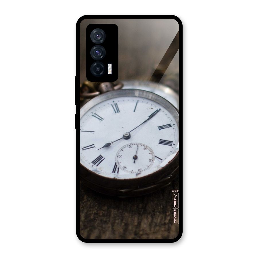 Vintage Clock Glass Back Case for Vivo iQOO 7 5G