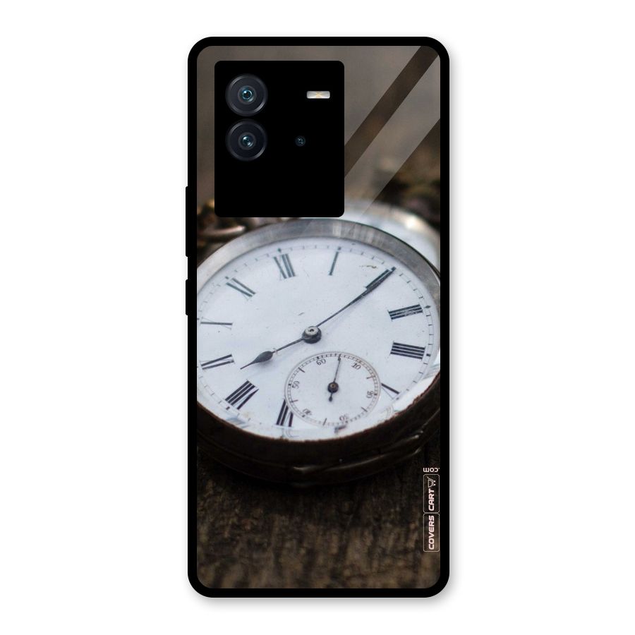 Vintage Clock Glass Back Case for Vivo iQOO Neo 6 5G