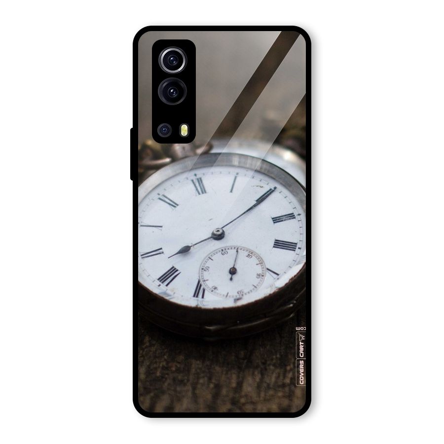 Vintage Clock Glass Back Case for Vivo iQOO Z3
