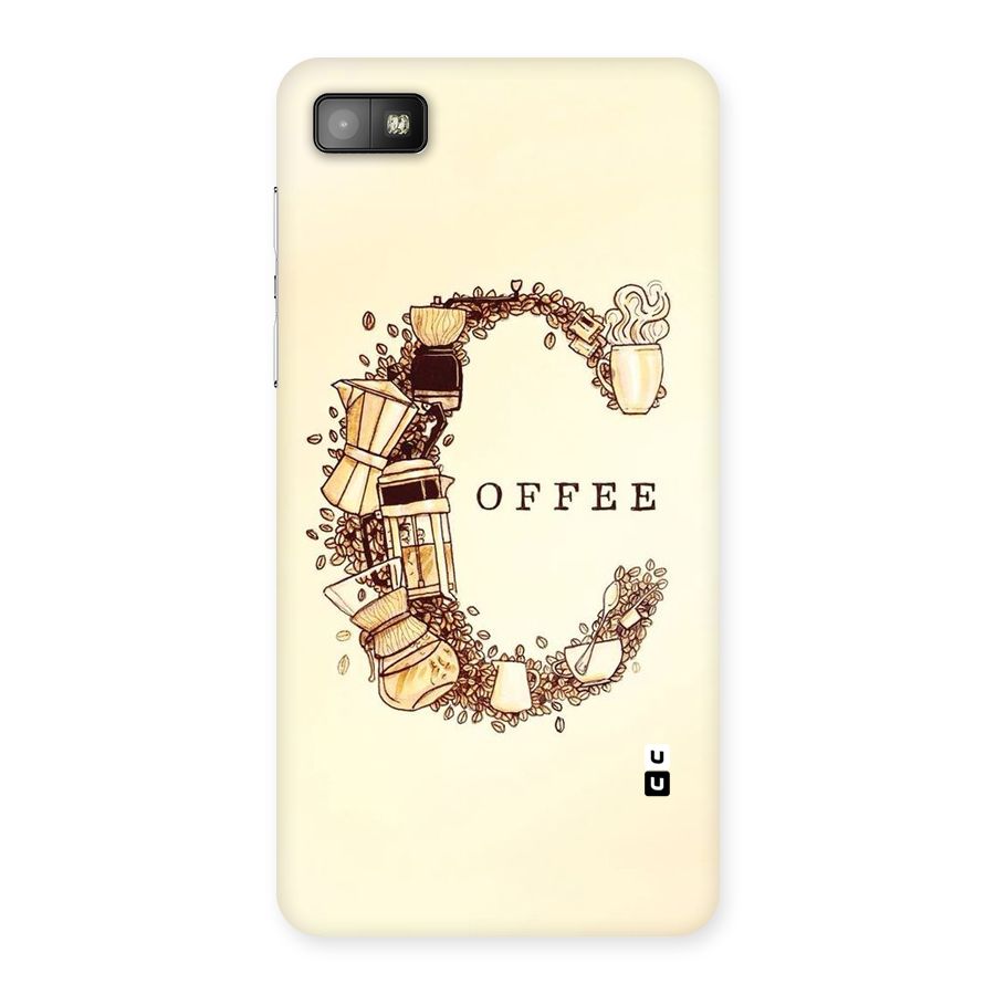 Vintage Coffee Back Case for Blackberry Z10