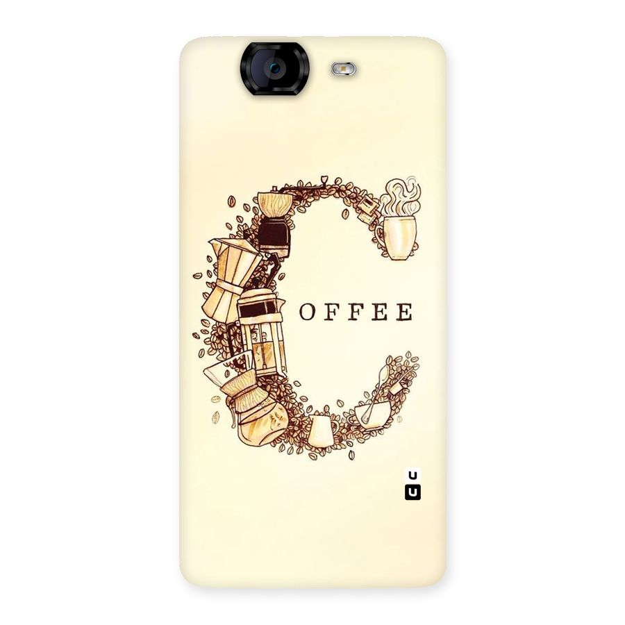 Vintage Coffee Back Case for Canvas Knight A350