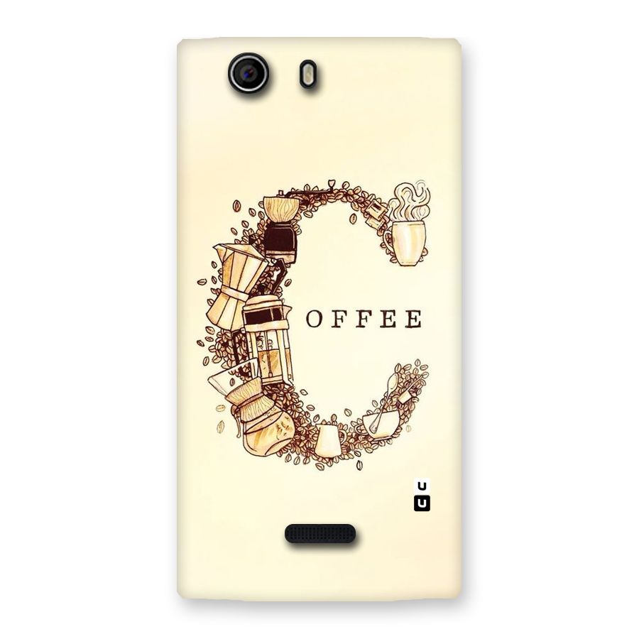 Vintage Coffee Back Case for Canvas Nitro 2 E311