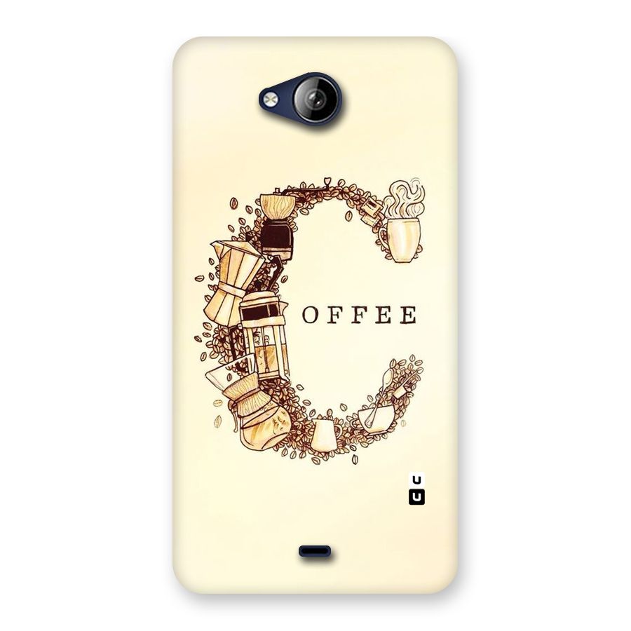 Vintage Coffee Back Case for Canvas Play Q355