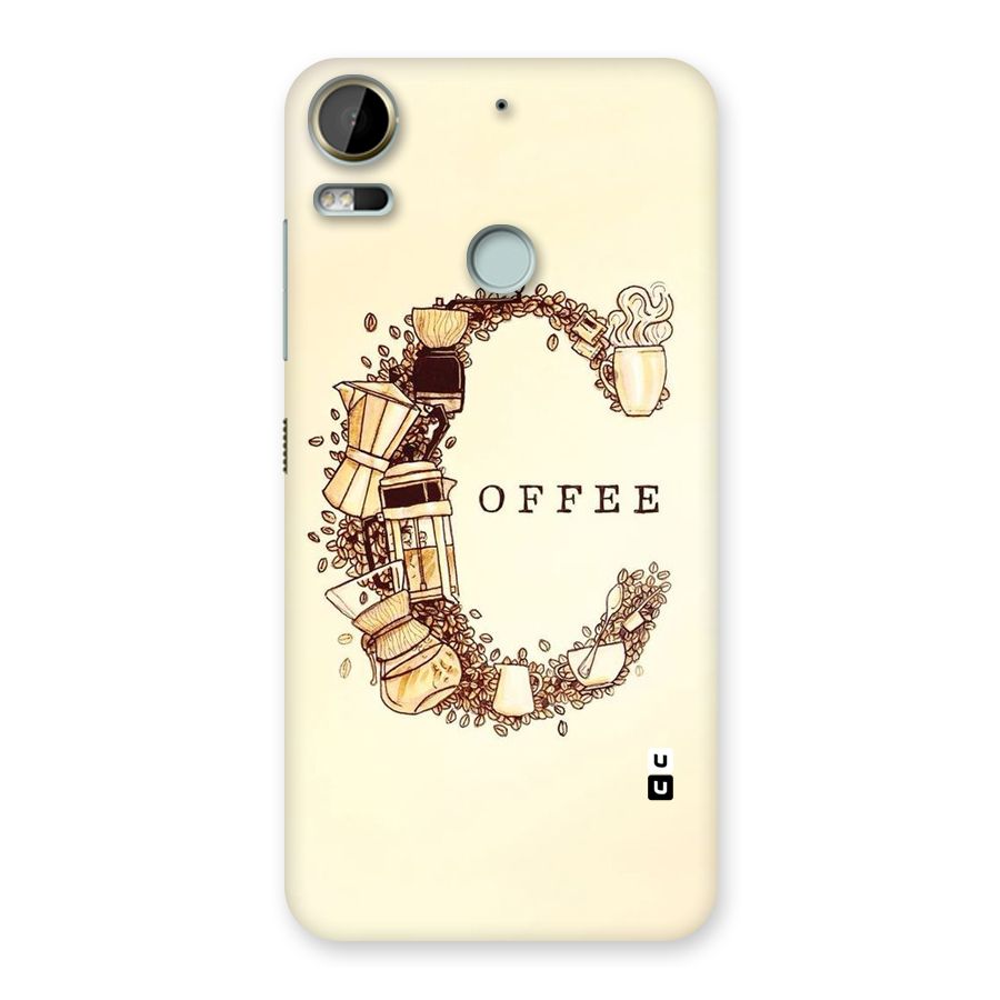Vintage Coffee Back Case for Desire 10 Pro