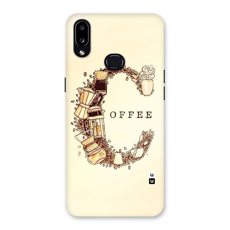 Vintage Coffee Back Case for Galaxy A10s