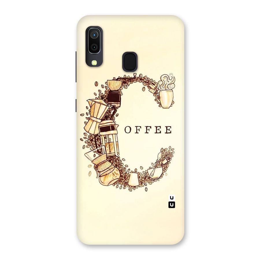Vintage Coffee Back Case for Galaxy A30