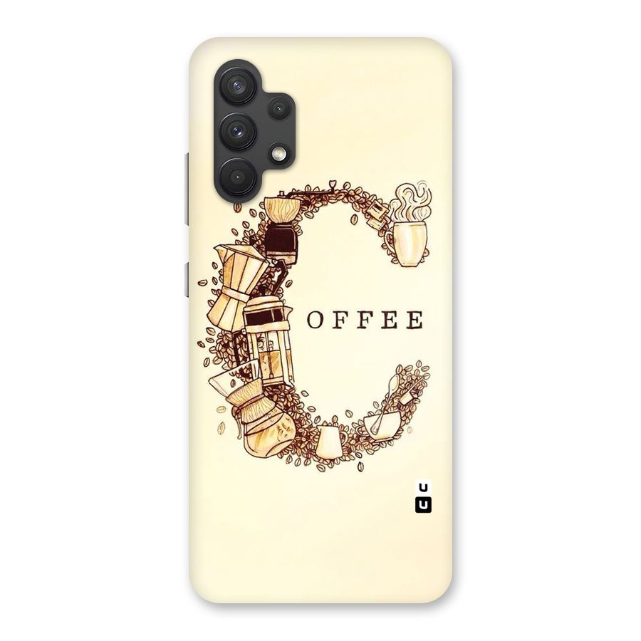 Vintage Coffee Back Case for Galaxy A32