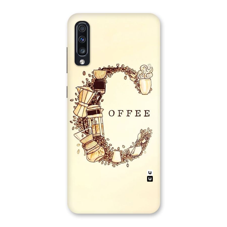 Vintage Coffee Back Case for Galaxy A70s