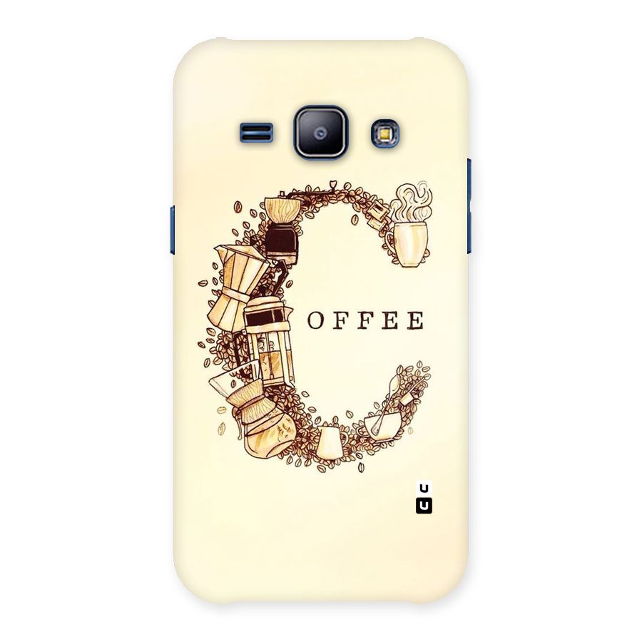 Vintage Coffee Back Case for Galaxy J1