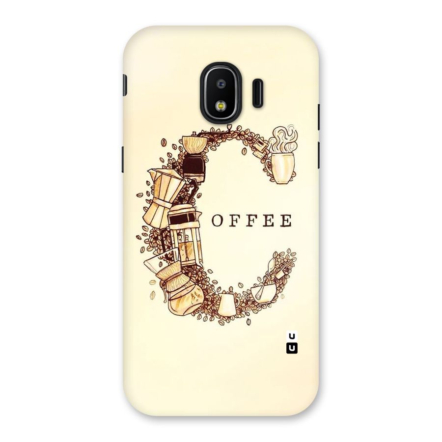 Vintage Coffee Back Case for Galaxy J2 Pro 2018