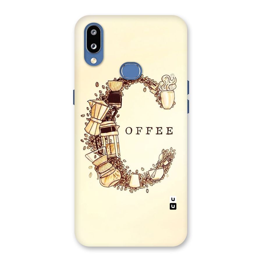 Vintage Coffee Back Case for Galaxy M01s