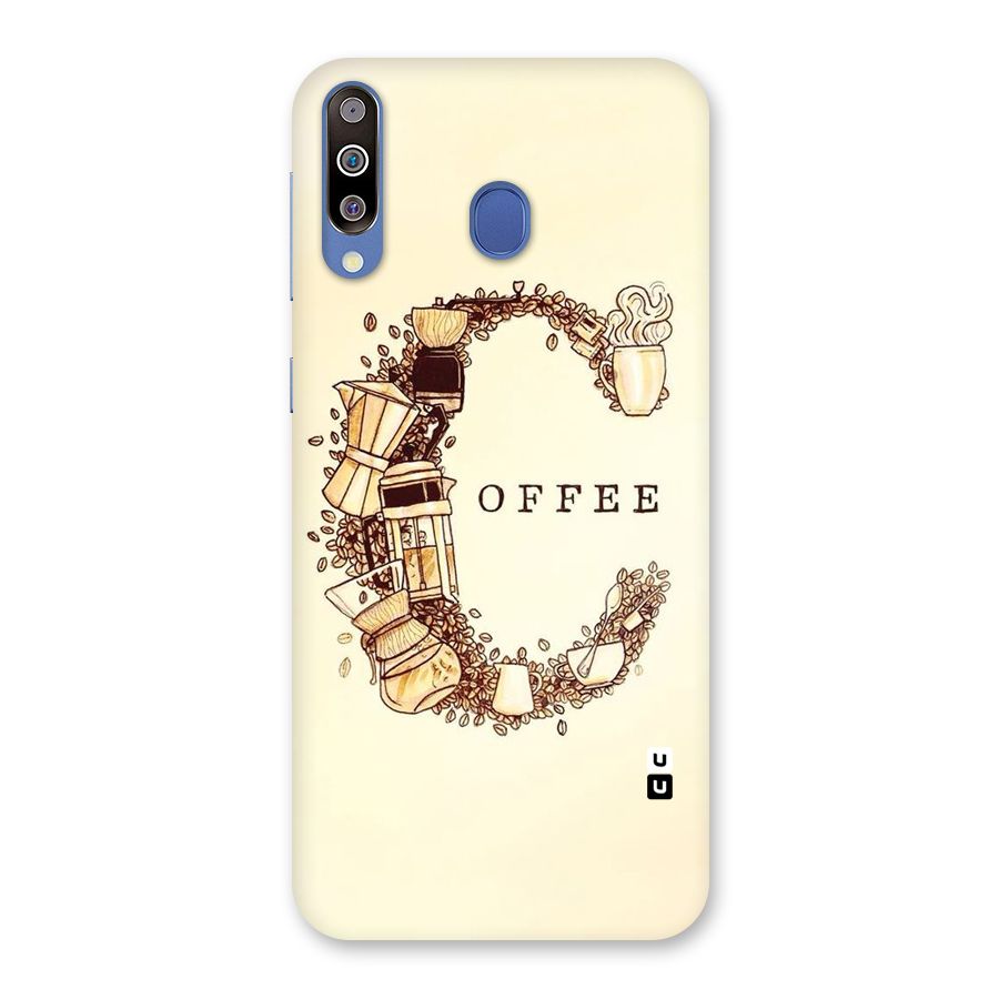 Vintage Coffee Back Case for Galaxy M30