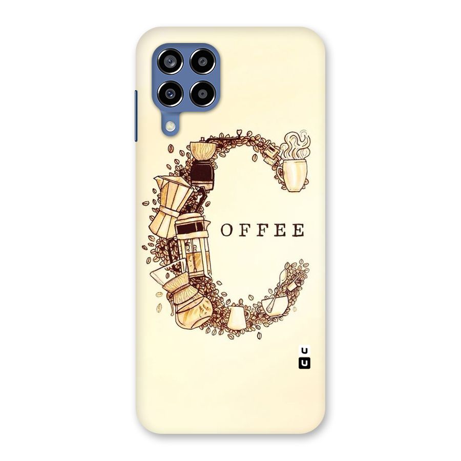Vintage Coffee Back Case for Galaxy M53 5G