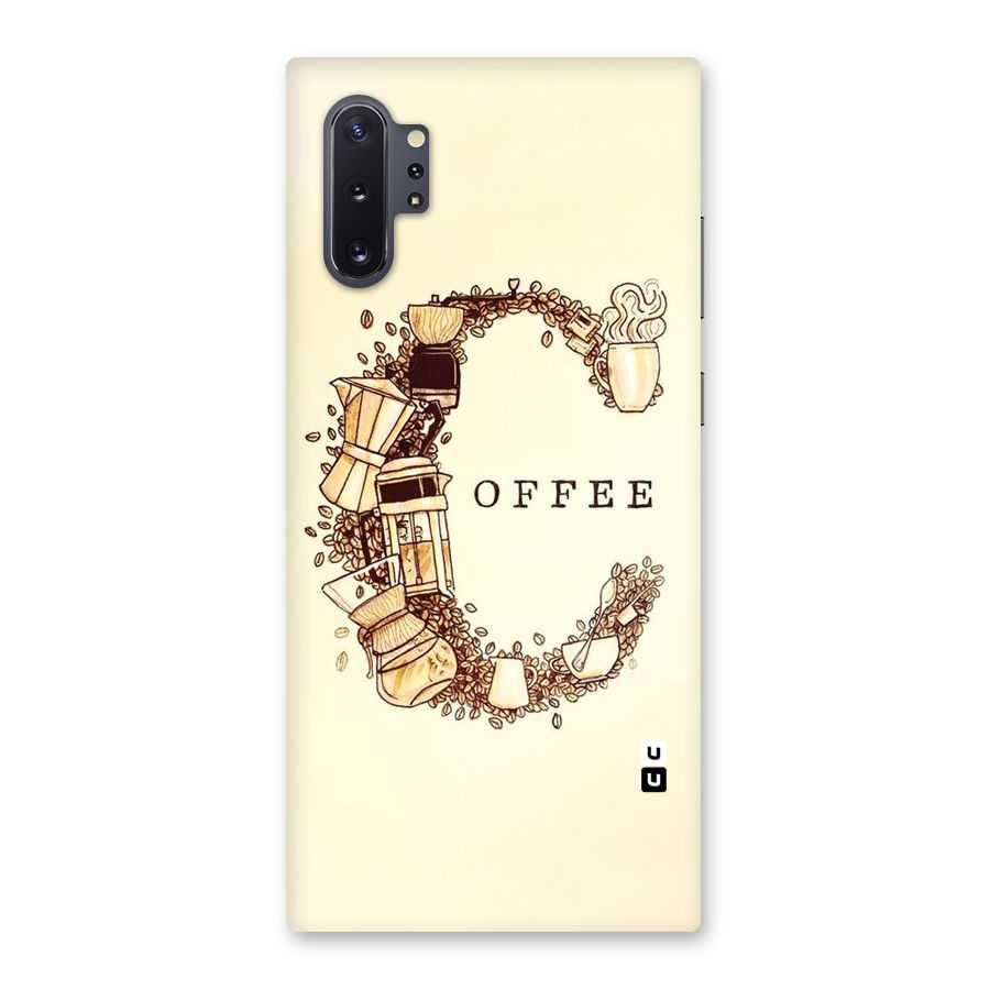 Vintage Coffee Back Case for Galaxy Note 10 Plus