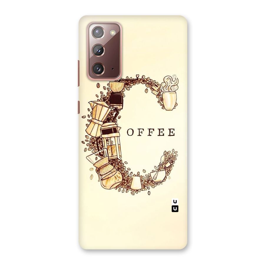 Vintage Coffee Back Case for Galaxy Note 20