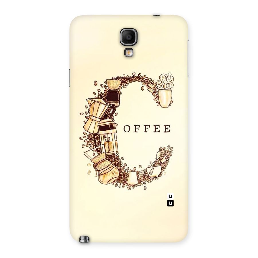 Vintage Coffee Back Case for Galaxy Note 3 Neo