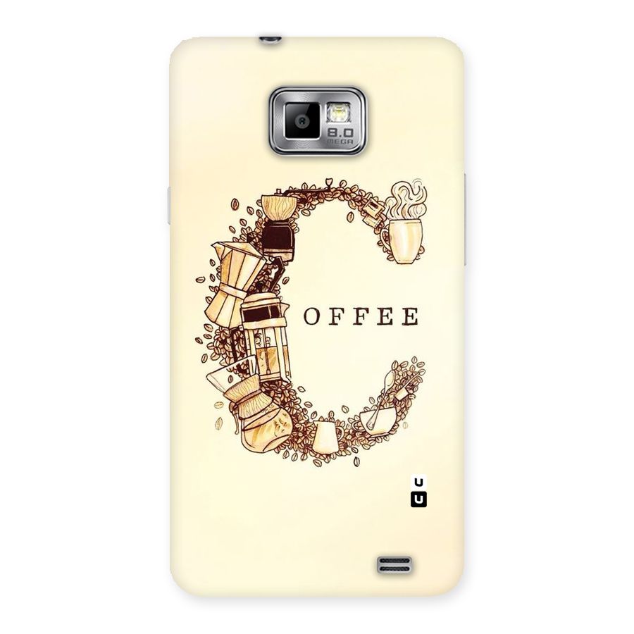 Vintage Coffee Back Case for Galaxy S2