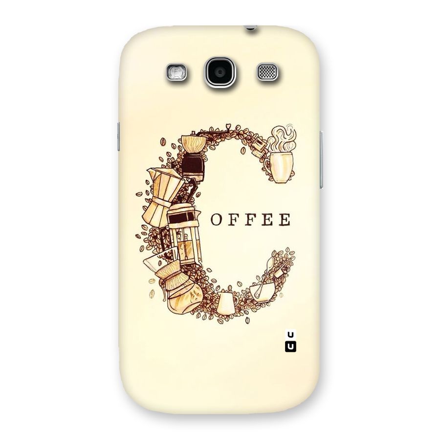 Vintage Coffee Back Case for Galaxy S3