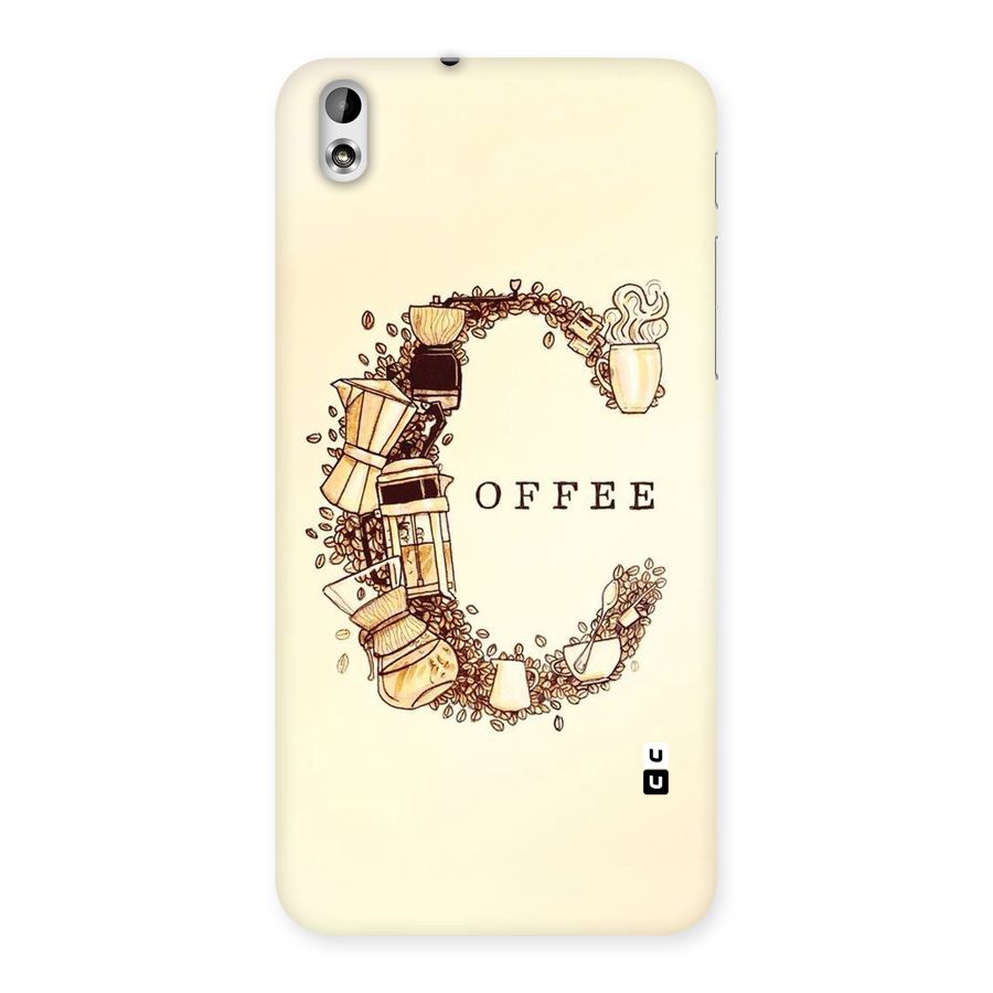 Vintage Coffee Back Case for HTC Desire 816s