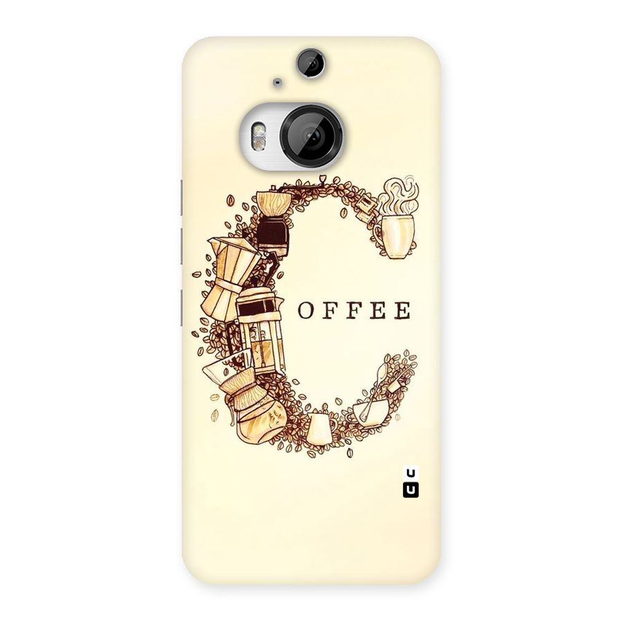 Vintage Coffee Back Case for HTC One M9 Plus