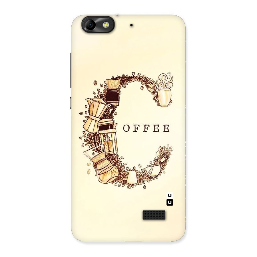 Vintage Coffee Back Case for Honor 4C