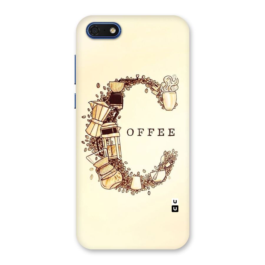 Vintage Coffee Back Case for Honor 7s