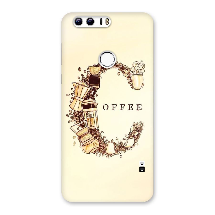 Vintage Coffee Back Case for Honor 8