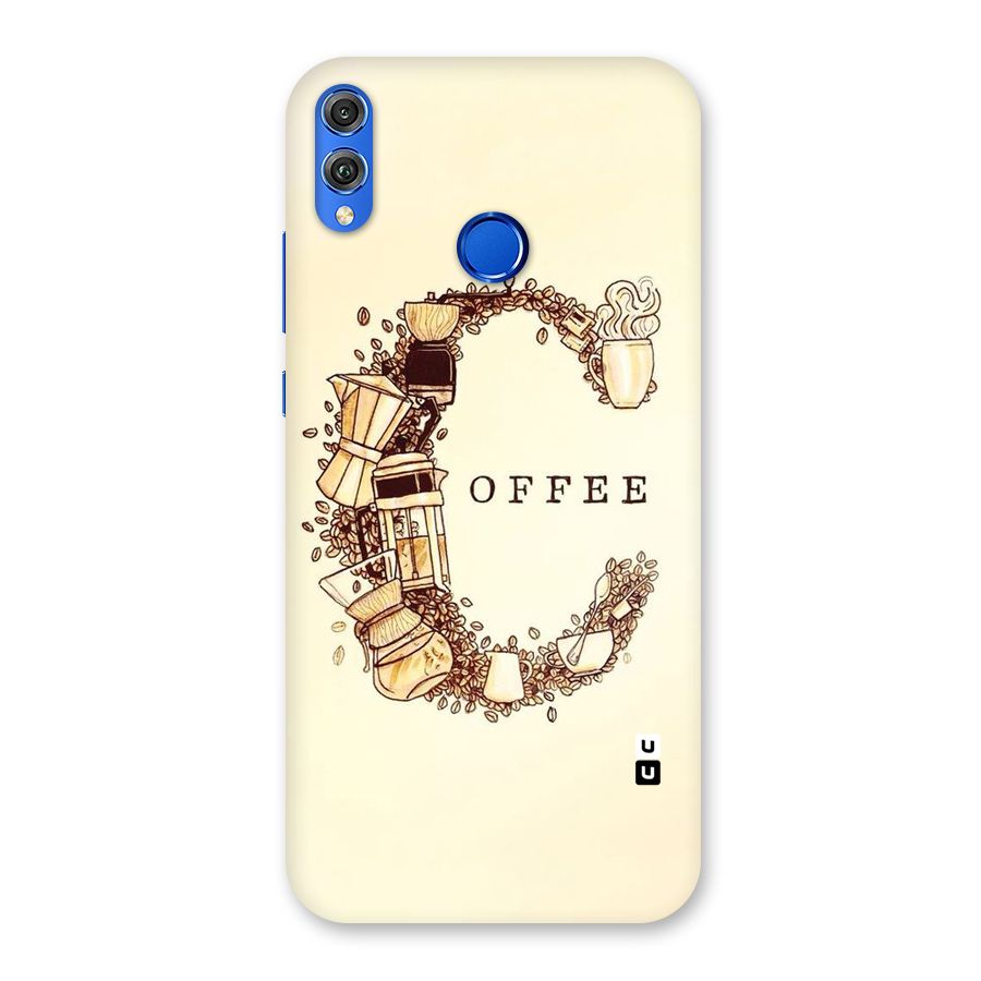 Vintage Coffee Back Case for Honor 8X