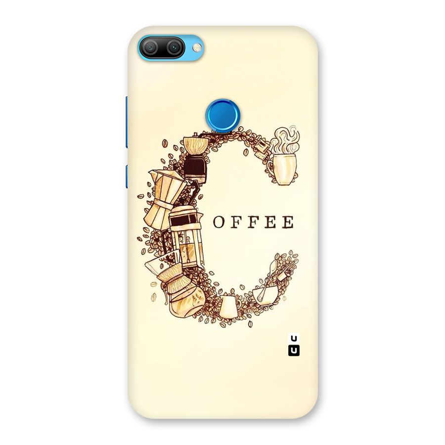 Vintage Coffee Back Case for Honor 9N