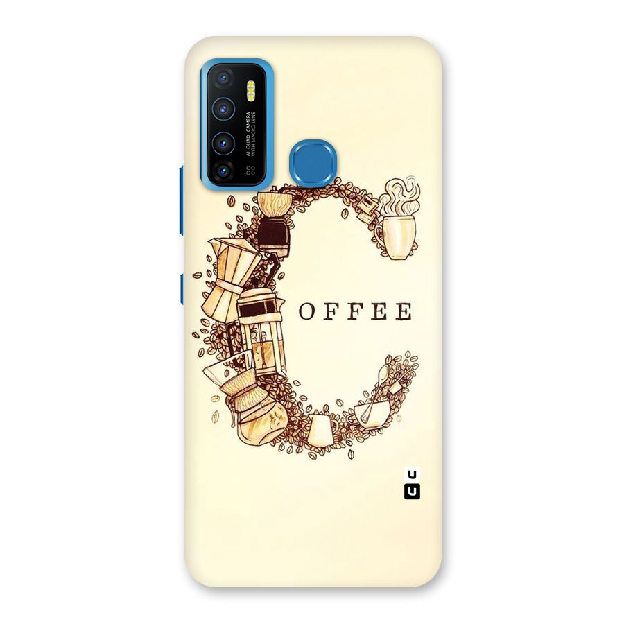 Vintage Coffee Back Case for Infinix Hot 9