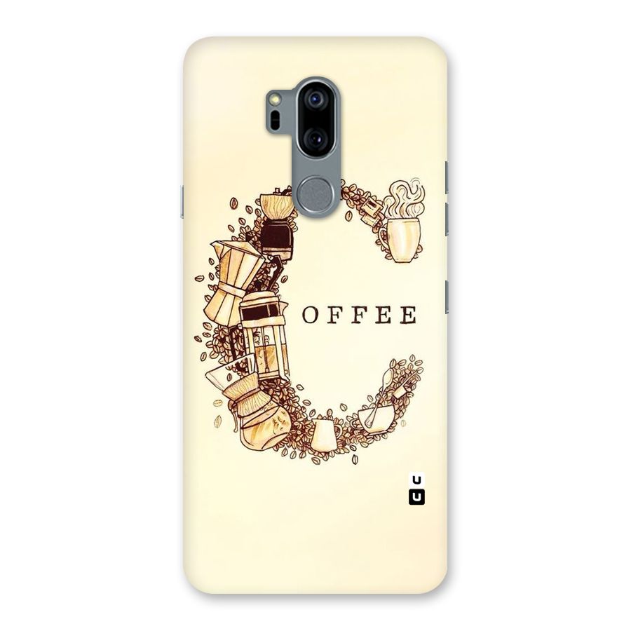 Vintage Coffee Back Case for LG G7