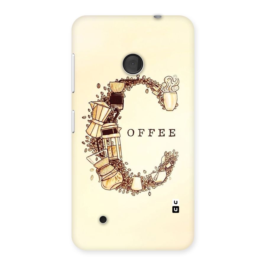 Vintage Coffee Back Case for Lumia 530