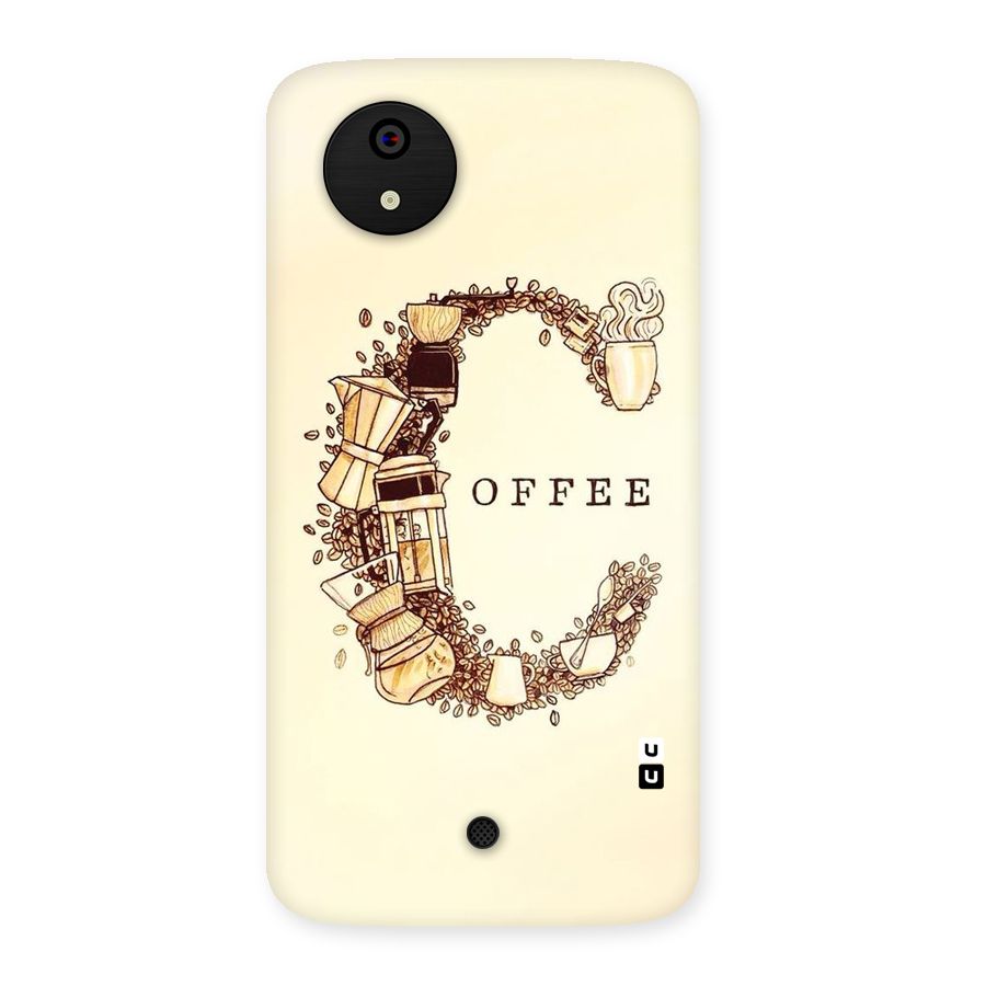 Vintage Coffee Back Case for Micromax Canvas A1