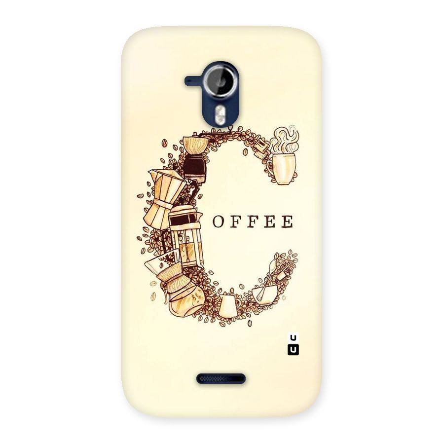 Vintage Coffee Back Case for Micromax Canvas Magnus A117