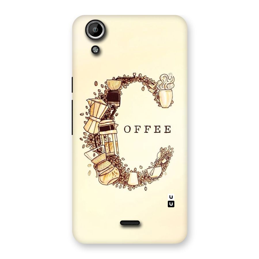 Vintage Coffee Back Case for Micromax Canvas Selfie Lens Q345