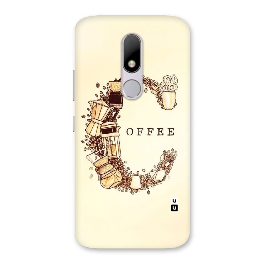 Vintage Coffee Back Case for Moto M