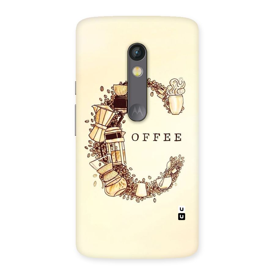Vintage Coffee Back Case for Moto X Play