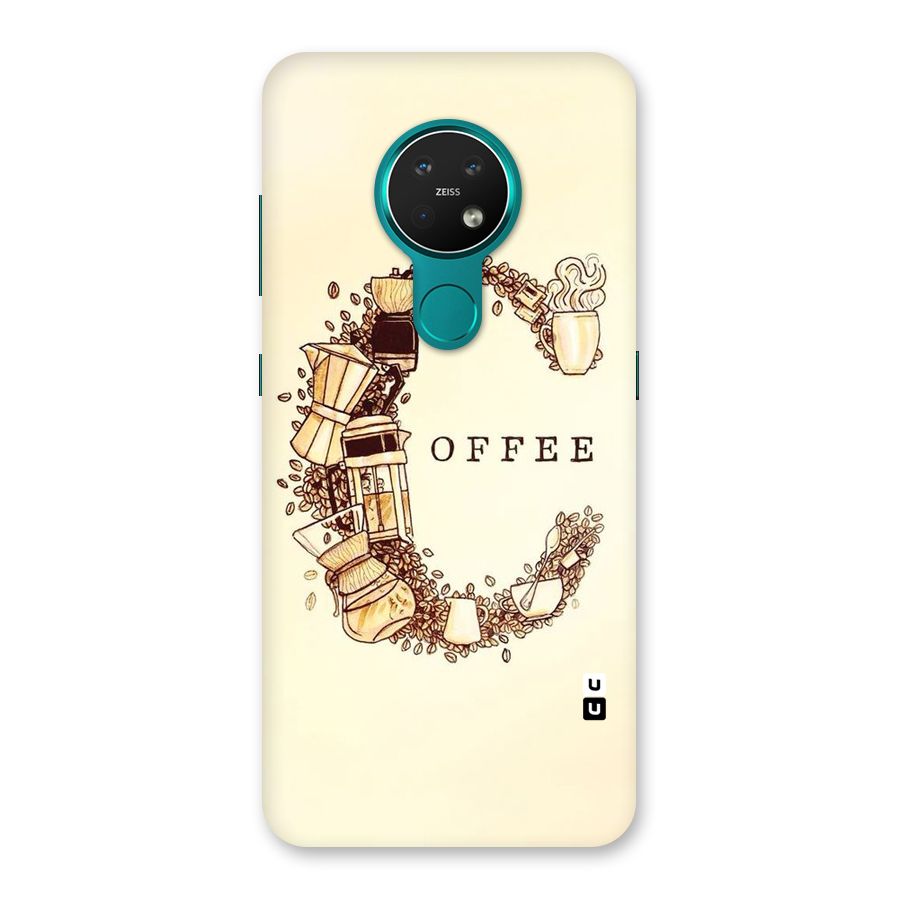 Vintage Coffee Back Case for Nokia 7.2