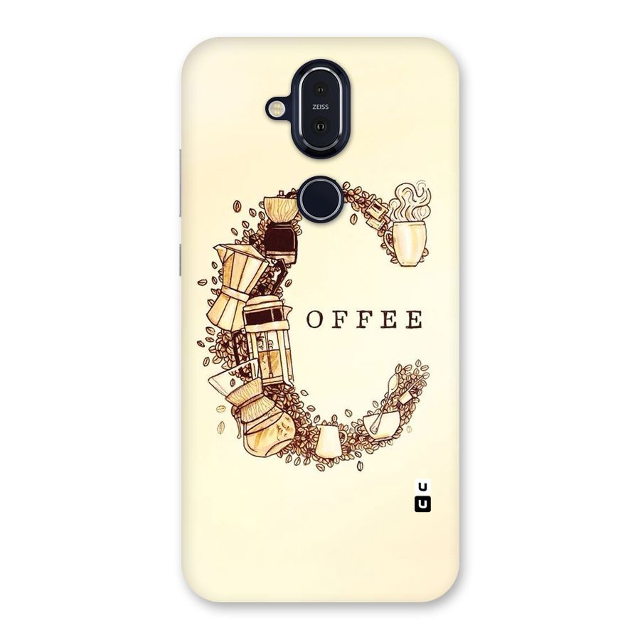 Vintage Coffee Back Case for Nokia 8.1