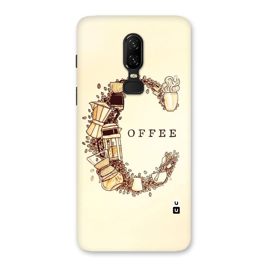 Vintage Coffee Back Case for OnePlus 6