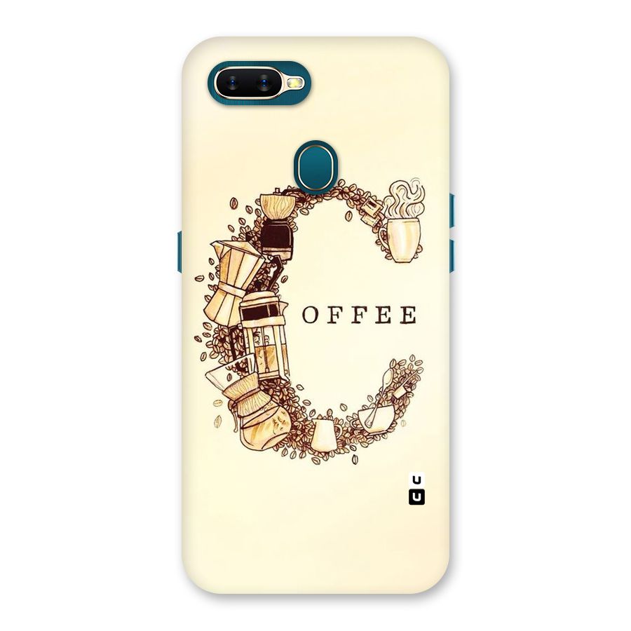 Vintage Coffee Back Case for Oppo A12s