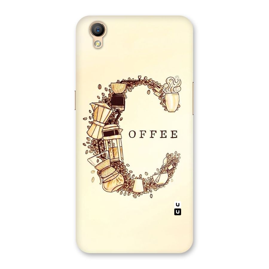 Vintage Coffee Back Case for Oppo A37