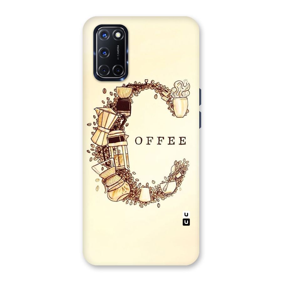 Vintage Coffee Back Case for Oppo A52